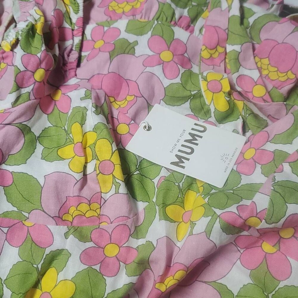 Show Me Your Mumu NWT women's cathy maxi dress in fresh flora Size XS - Picture 5 of 5